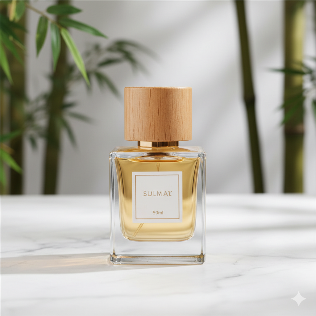 50ml Square Bamboo Cap